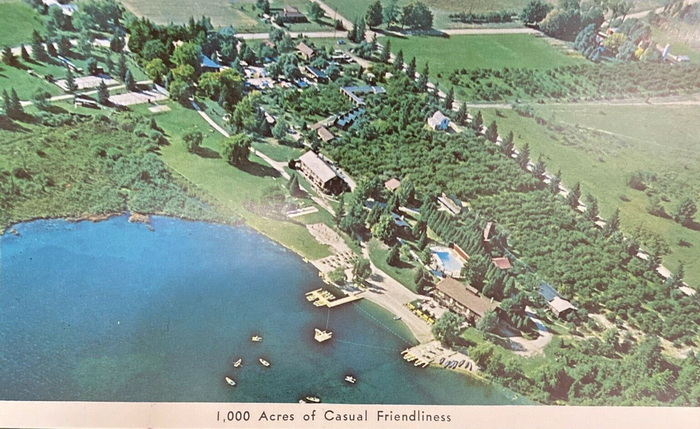 Double JJ Resort (Jack and Jill Ranch) - Old Postcard View